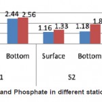 Fig. 5: Variation in Nitrate and Phosphate in different stations of Kaliashote resevoir