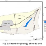 Fig. 2: Shows the geology of study area