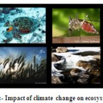 Fig 5:- Impact of climate change on ecosystems