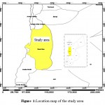 Figure 1:Location map of the study area 