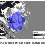 Figure 5: Cloud probability map over the southern part of KSA