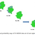 Figure 7, Cloud probability map of 59 MERIS data....