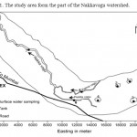 Fig. 1. The study area form the part of the Nakkavagu watershed. 