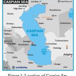 Figure 1: Location of Caspian Sea