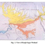 Fig.: 1. View of Ranjit Sagar Wetland