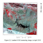 Figure (2). Landsat-8 OLI measuring image, in April 2014