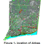 Figure 1- location of Abbas Abad district in Isfahan zone
