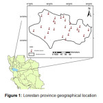 Figure 1: Lorestan province geographical location