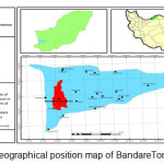 Figure 1- geographical position map of BandareTorkeman city