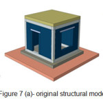 Figure 7 (a)- original structural model