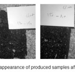Figure 4 - appearance of produced samples after fraction