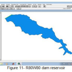 Figure 11- R80W80 dam reservoir