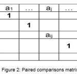 Figure 2: Paired comparisons matrix