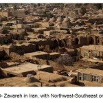 Figure â€Ž6- Zavareh in Iran, with Northwest-Southeast orientation