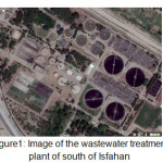 Figure1: Image of the wastewater treatment plant of south of Isfahan
