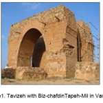 Figure1. Tavizeh with Biz-chafdinTapeh-Mil in Varamin