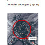 Figure 1- the situation of Larijan hot-water (Abe garm) spring
