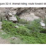 Figure 32-4: Animal-riding route toward strait