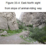 Figure 33-4: East-North sight from slope of animal-riding way