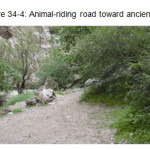 Figure 34-4: Animal-riding road toward ancient work