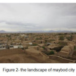 Figure 2- the landscape of maybod city