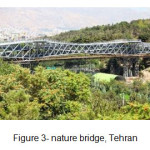 Figure 3- nature bridge, Tehran