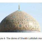Figure 4- The dome of Sheikh Lotfollah mosque