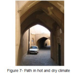Figure 7- Path in hot and dry climate