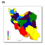 Figure 2. b- The number of observations for Calenduleae tribe in Iran based on province.