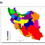 Figure 3. a- The number of species richness for Inuleae tribe in Iran based on province.