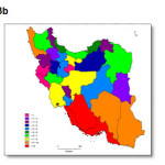 Figure 3. b- The number of observations for Inuleae tribe in Iran based on province.