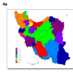 Figure 4. a- The number of species richness for Senecioneae tribe in Iran based on province.