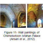 Figure 11- Wall paintings of Chehelsotoon Isfahan Palace  (Ansari et al., 2012)