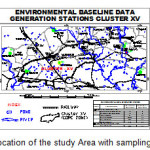 Fig 2: Location of the study Area with sampling stations