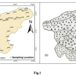 Fig. 1 Map showing (a) sampling locations (b) geological classification of the Sidhi district
