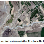 Fig.8: The Polvar river has a north-to-south flow direction within the Marghab plain.