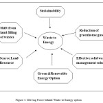 Figure 1: Driving Force behind Waste to Energy option