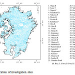 Figure 1: Location of investigation sites