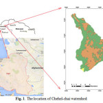 Fig. 1. The location of Chehel-chai watershed