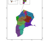 Fig. 1. Study districts in Southern zone taken for rainfall analysis