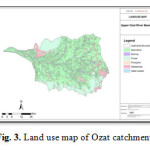 Fig. 3. Land use map of Ozat catchment.