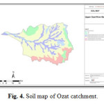 Fig. 4. Soil map of Ozat catchment.