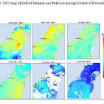 Fig. 3  SST Map of Gulf of Mannar and Palk bay during October to December 2013