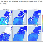 Fig. 4  SST Map of Gulf of Mannar and Palk bay during December 2013 to February 2014