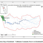 Fig 1: Location Map of Kadalundi â€“ Vallikunnu Community Reserve in Kadalundi River Basin