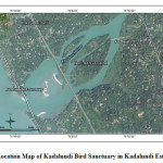 Fig 2: Location Map of Kadalundi Bird Sanctuary in Kadalundi Estuary[4],
