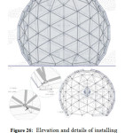 Figure 26:  Elevation and details of installing materials, Author