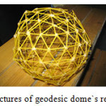 Figure 3: Pictures of geodesic dome`s replica, author