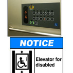 Figure 11: The notice of Elevator for the Disabled