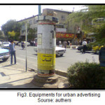 Fig3. Equipments for urban advertising Sourse: authers